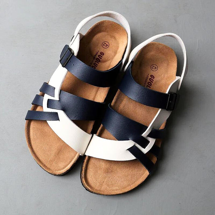 Charleston Leather Sandals Support Buckle