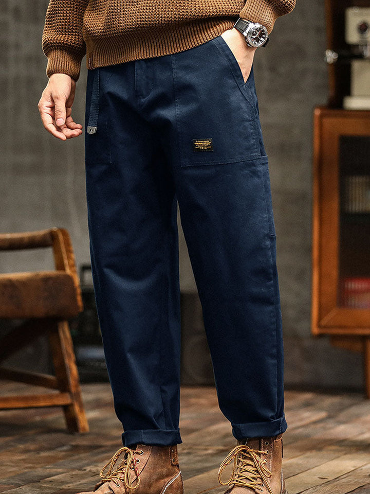 Men’s Casual Cargo Jogger Pants Elastic Waist Relaxed Fit Everyday Trousers