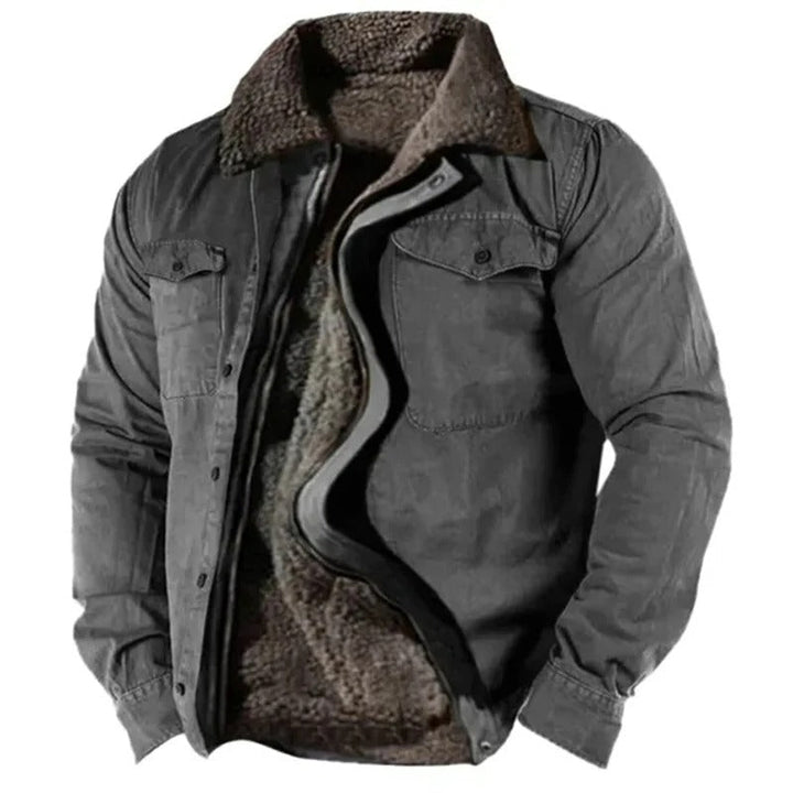 Men’s Button-Up Winter Jacket