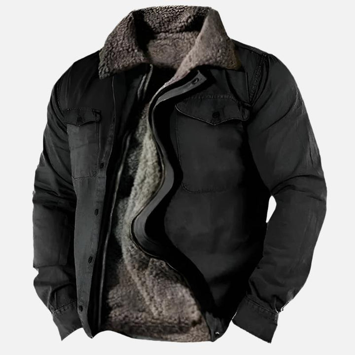 Men’s Button-Up Winter Jacket