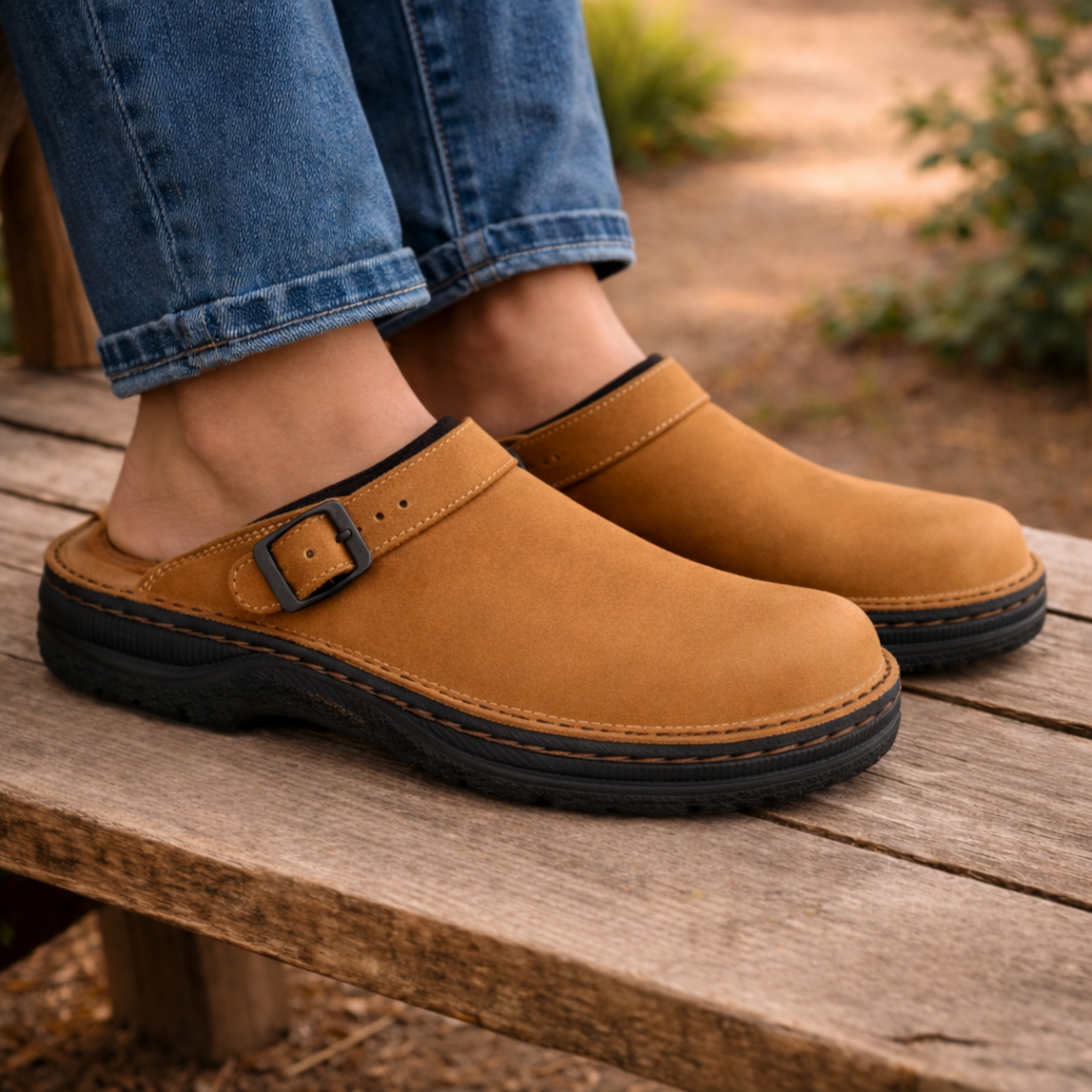 Casual Lightweight Orthopedic Strap Clogs With Adjustable Strap