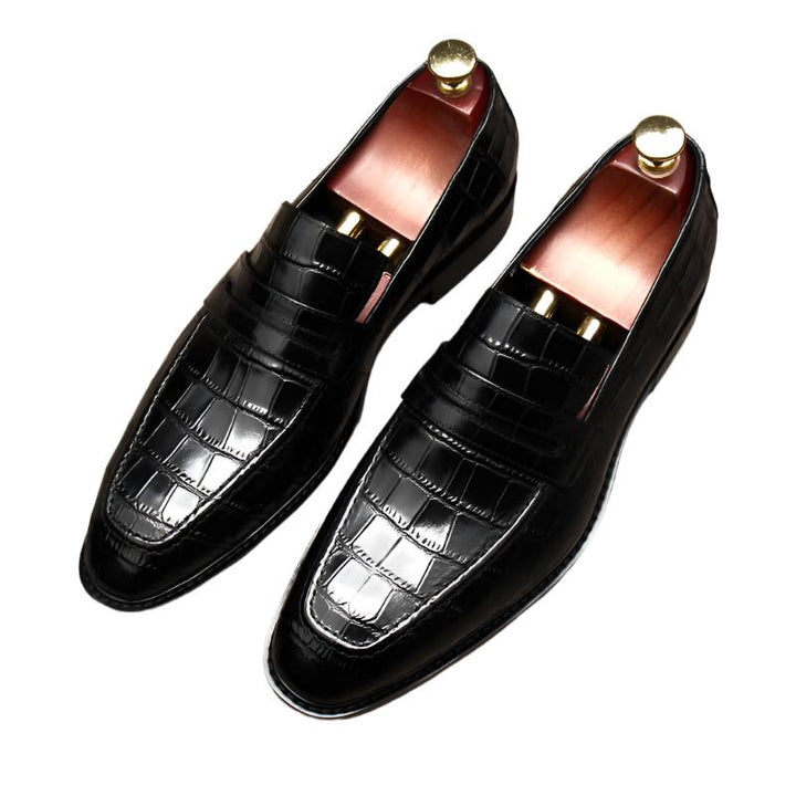 Men’s Crocodile Men Pattern Leather Loafers – Elegant, Durable &amp; Comfortable