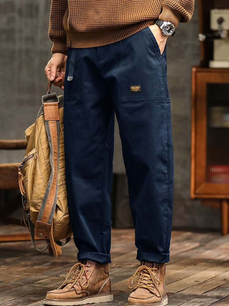 Men’s Casual Cargo Jogger Pants Elastic Waist Relaxed Fit Everyday Trousers
