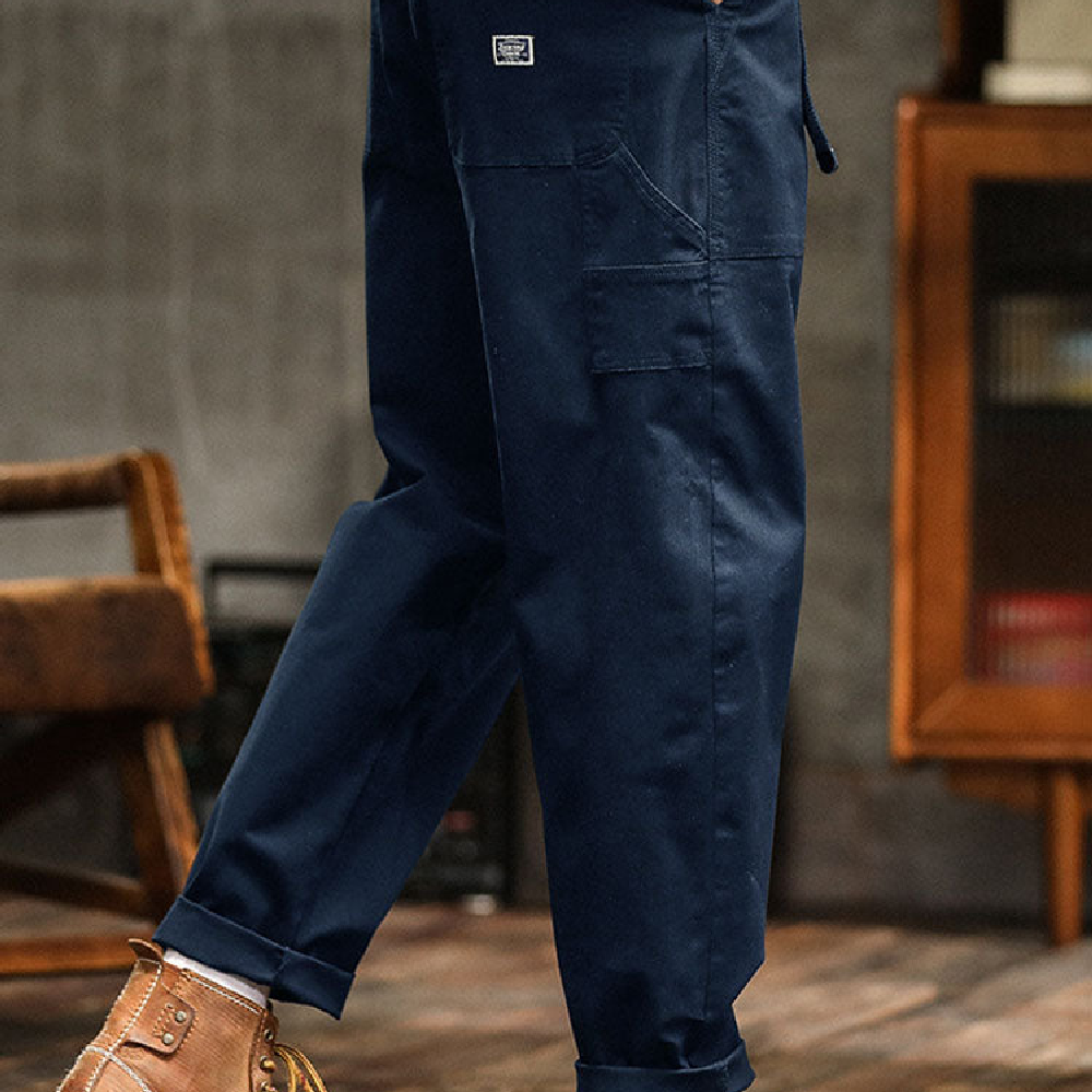 Men’s Casual Cargo Jogger Pants Elastic Waist Relaxed Fit Everyday Trousers