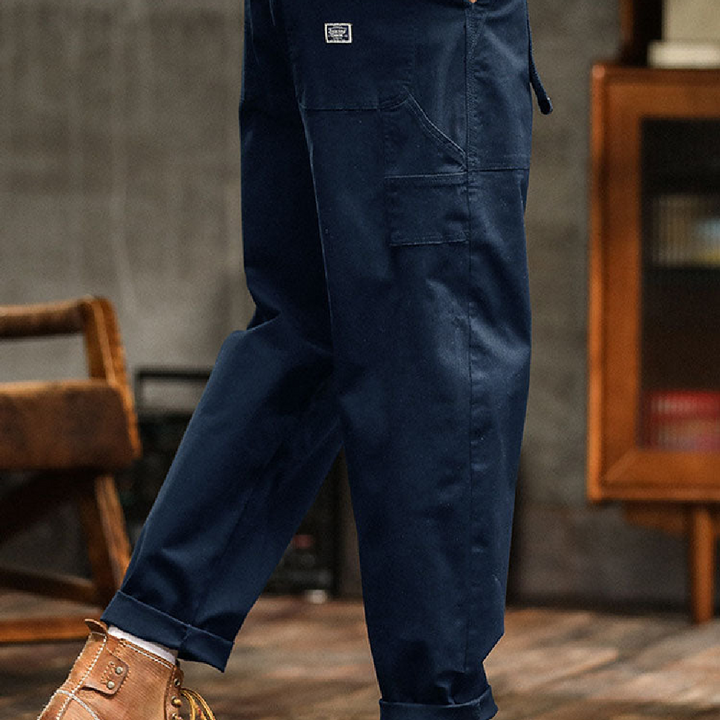 Men’s Casual Cargo Jogger Pants Elastic Waist Relaxed Fit Everyday Trousers
