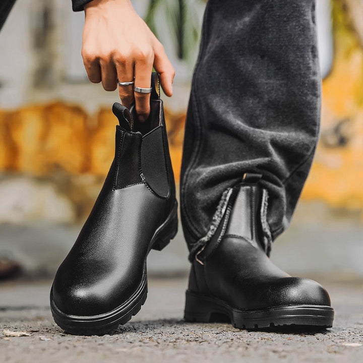 Barrett Men’s Classic Leather Boots – Durable Premium Footwear | Timeless Rugged Style
