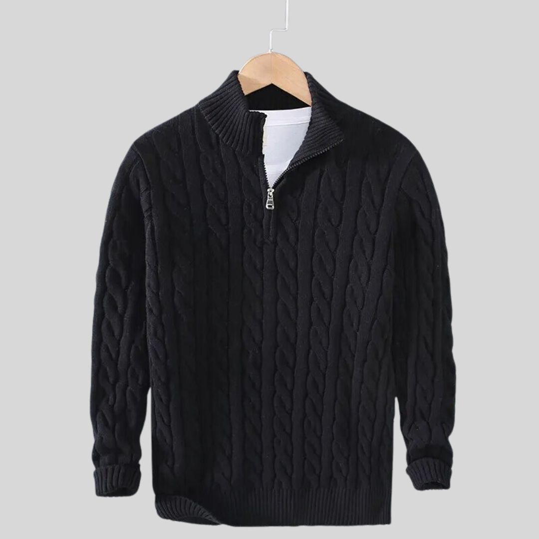 Henry Men’s Knitted Sweater – Classic Soft Knit Pullover