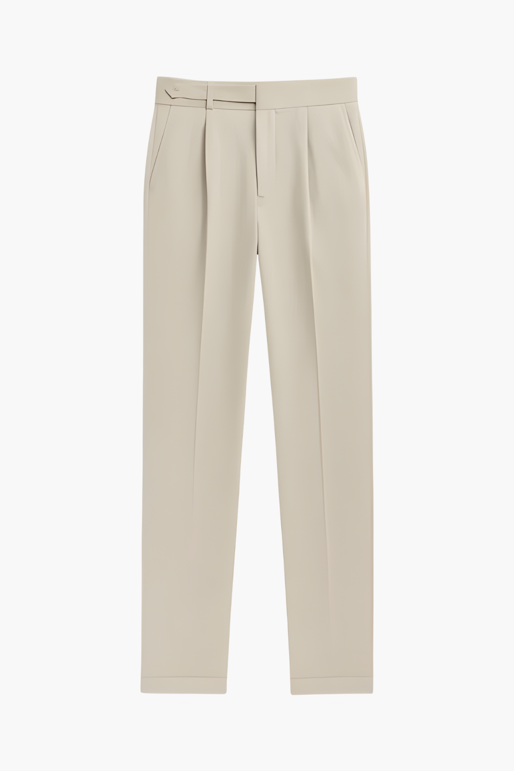 Aldemond Men’s Pleated Belt Loop Luxe Trousers