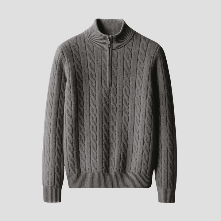 Bennett | Merino Men Wool Half Zip Jumper