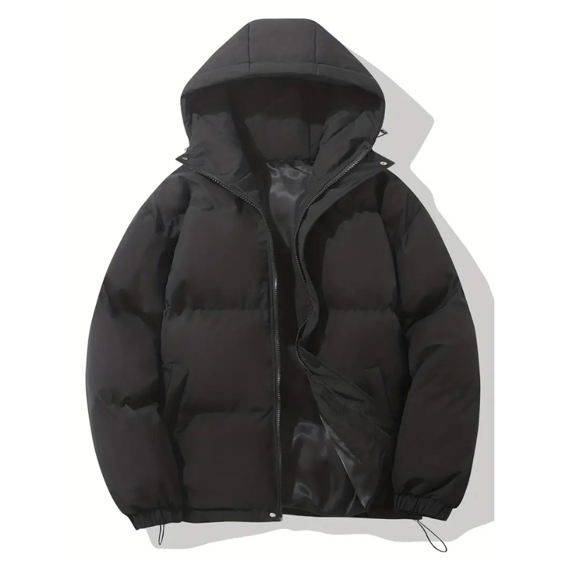 Men’s Classic Hooded Down Puffer Jacket – Warm &amp; Stylish Winter Coat