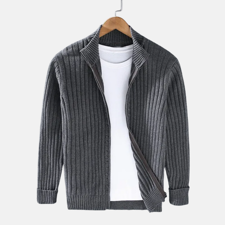 Men’s Wool Zip Cardigan Vest – Chic Style &amp; Everyday Comfort