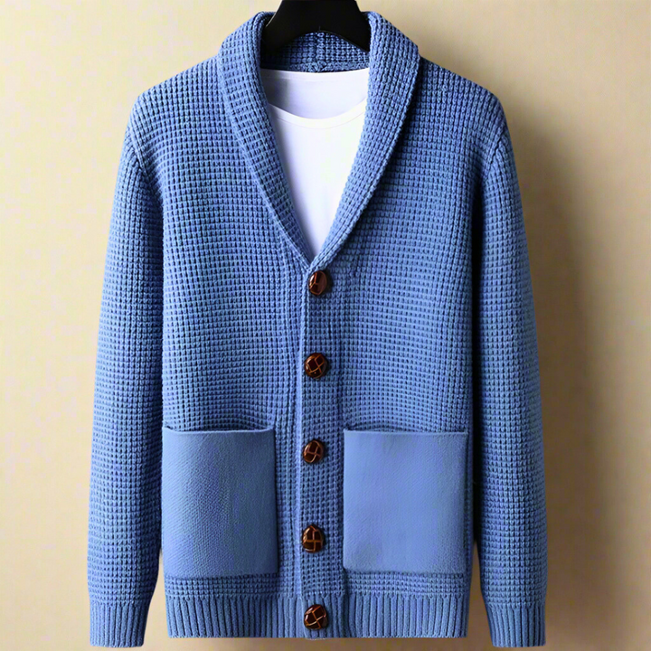 Matthew Vintage Men’s Cardigan – Classic Knitwear with Timeless Retro Design