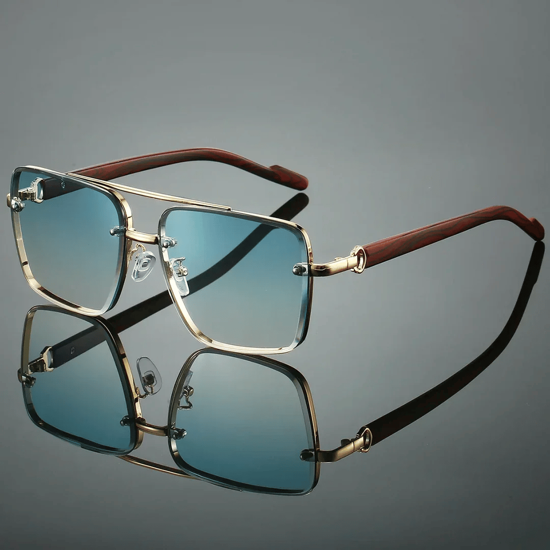 Square Polarized Sunglasses UV Protection Outdoor Eyewear