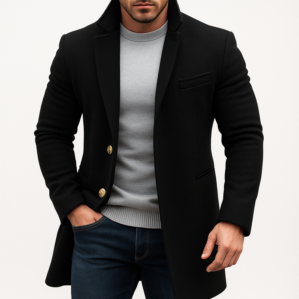 Smith | Tailored Men Wool Overcoat
