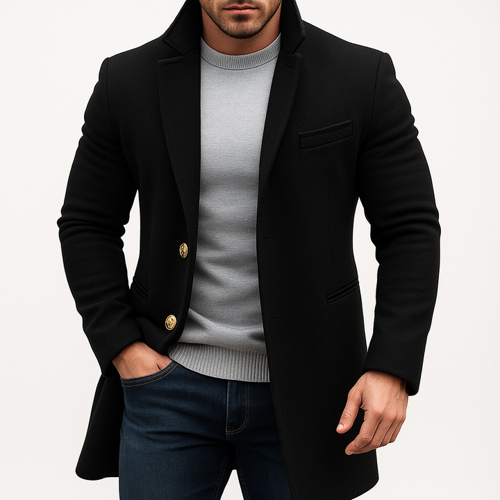 Smith | Tailored Men Wool Overcoat