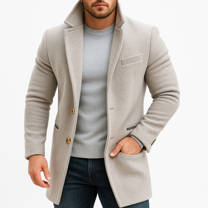 Smith | Tailored Men Wool Overcoat