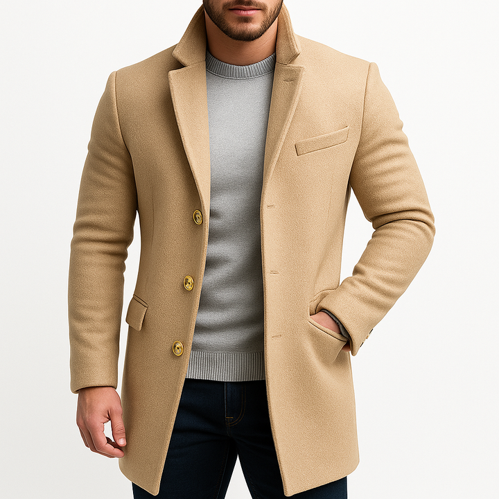 Smith | Tailored Men Wool Overcoat