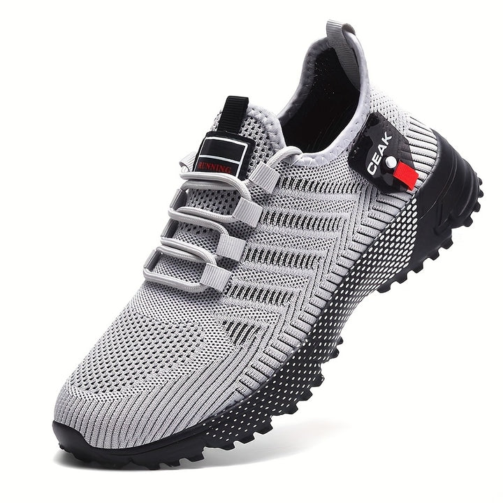 Men’s Athletic Running Shoes Lightweight Slip On Sports Sneakers