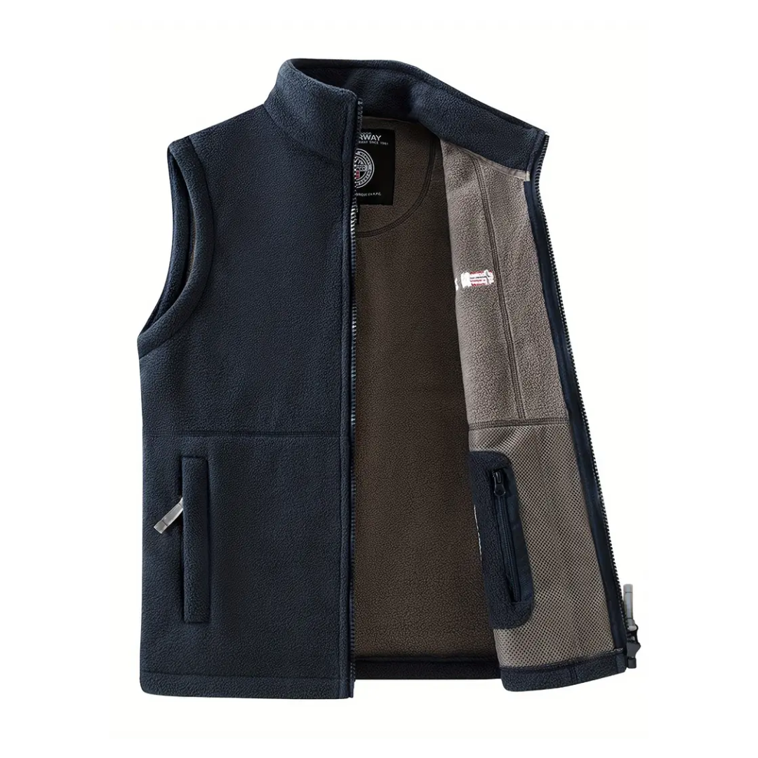 Men’s Fleece Vest – Sleeveless Casual Design Norway