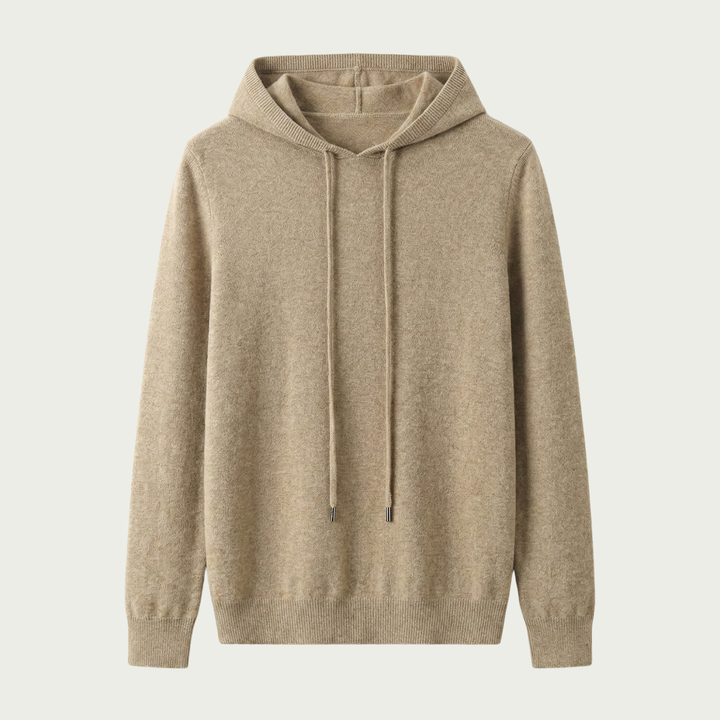 Men’s Cashmere Hoodie – Luxury Soft Knit, Warm Lightweight Comfort