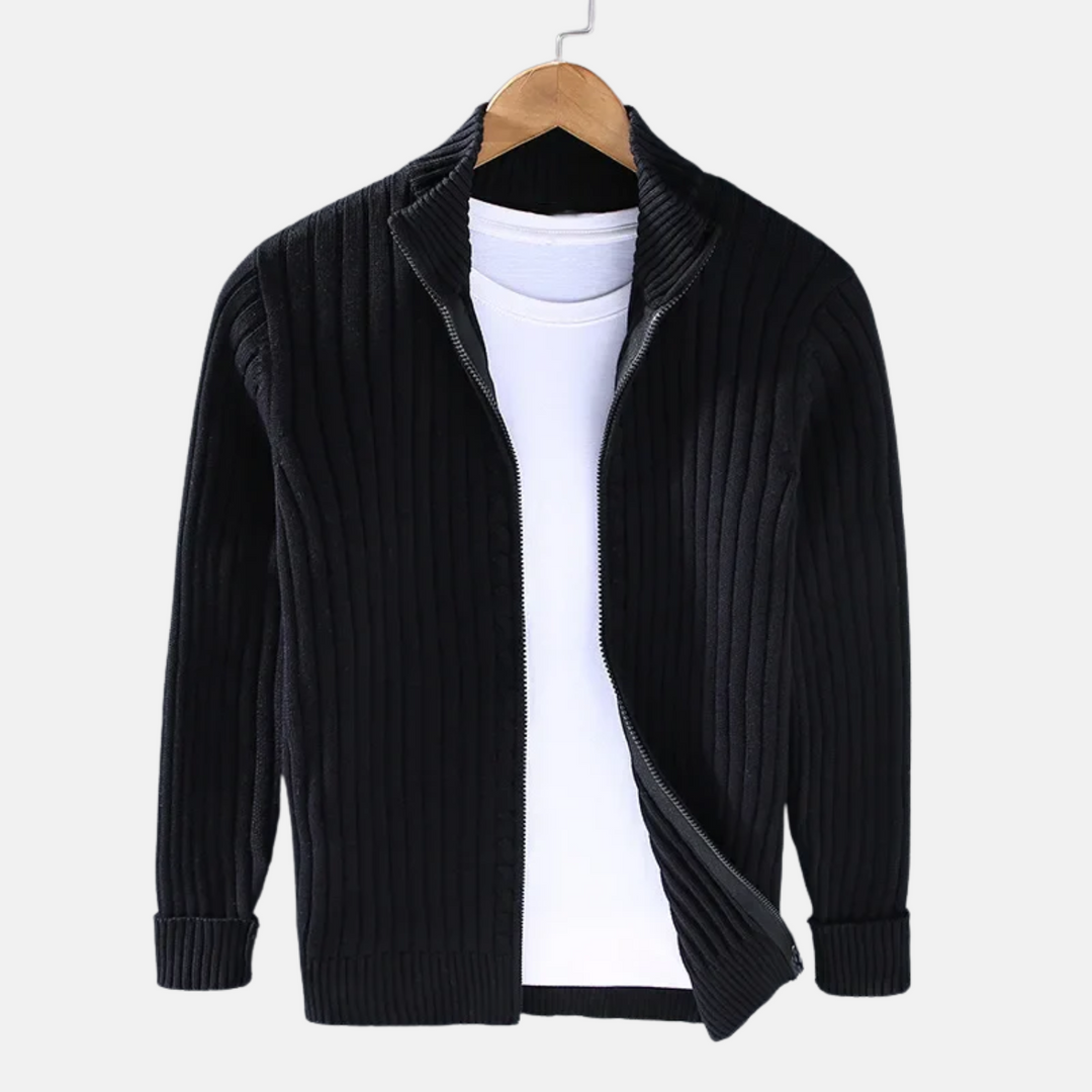 Men’s Wool Zip Cardigan Vest – Chic Style &amp; Everyday Comfort