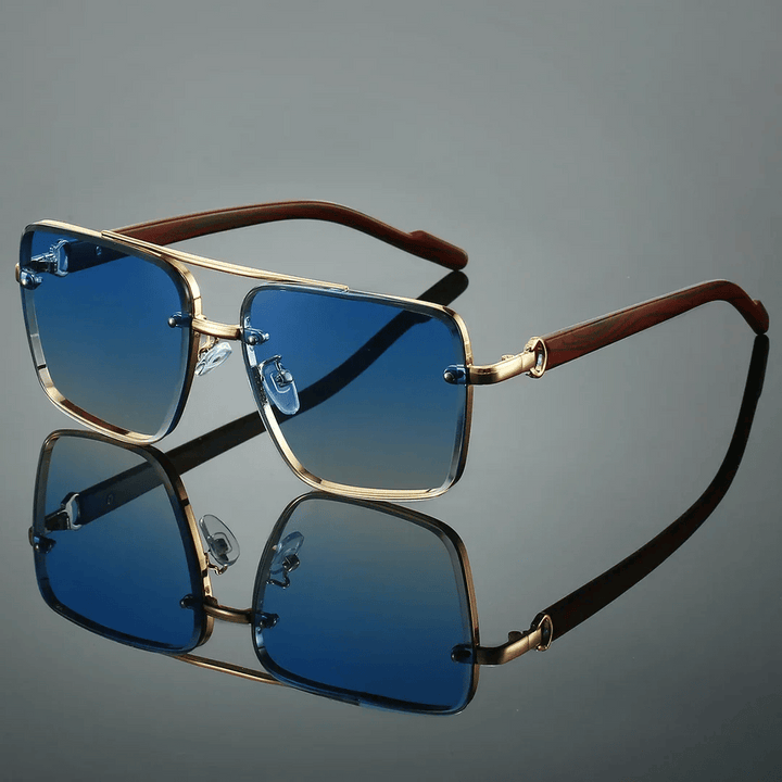 Square Polarized Sunglasses UV Protection Outdoor Eyewear