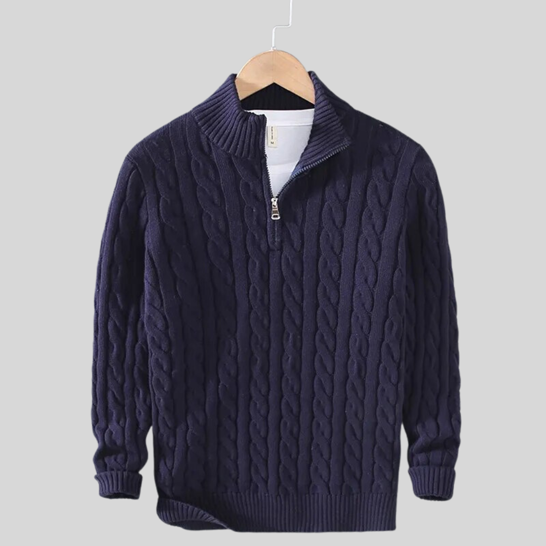 Henry Men’s Knitted Sweater – Classic Soft Knit Pullover