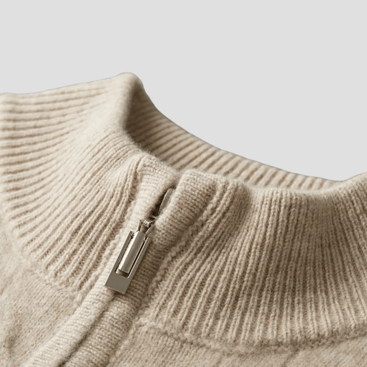 Bennett | Merino Men Wool Half Zip Jumper