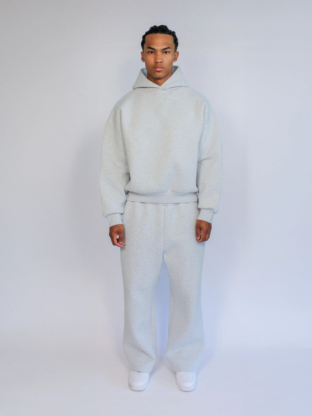 Men’s Hooded Sweatshirt &amp; Pants Set – Two-Piece Casual Design
