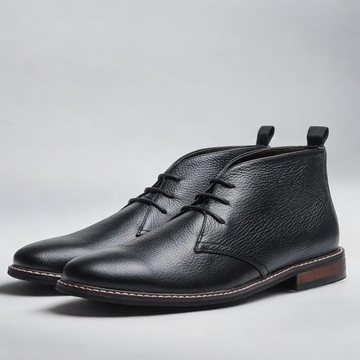 Genuine Leather Chukka Boots Loafers Men