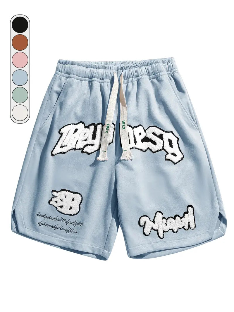Men’s Casual Streetwear Shorts Loose Fit Graphic Summer Pants