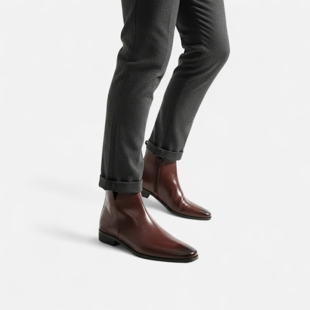 Spraykis | Men’s High-Top Leather Winter Boots