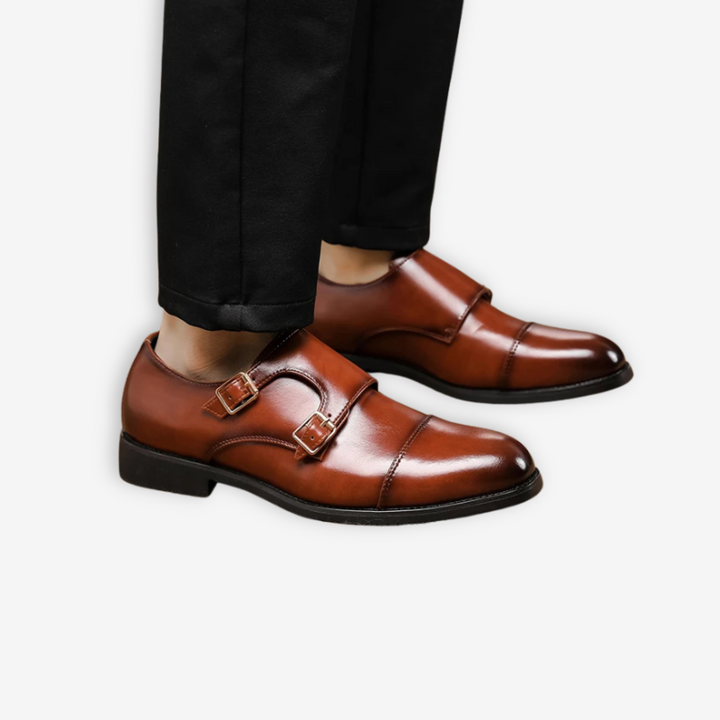 Men’s Double Buckle Loafers – Timeless Elegance &amp; Modern Comfort
