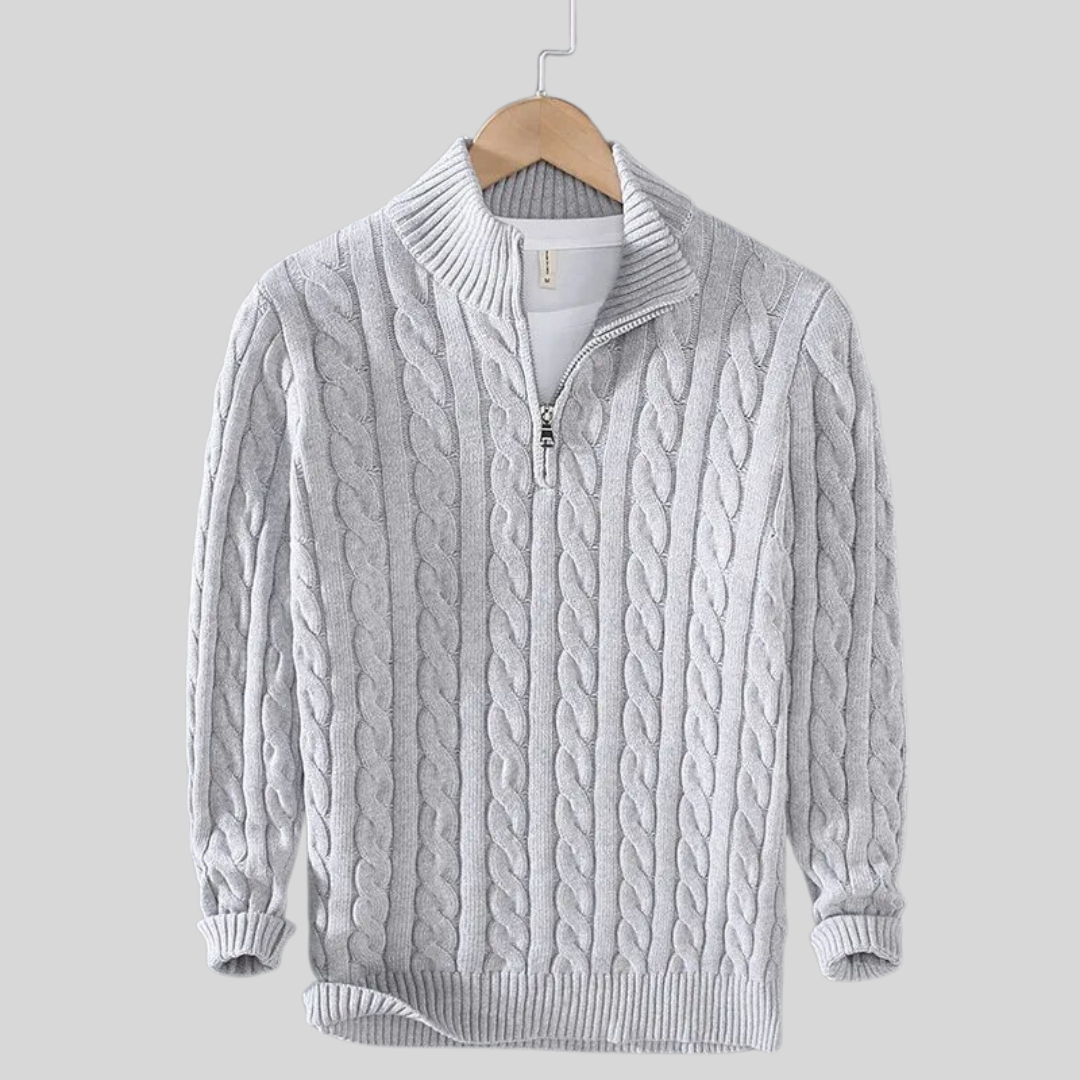 Henry Men’s Knitted Sweater – Classic Soft Knit Pullover