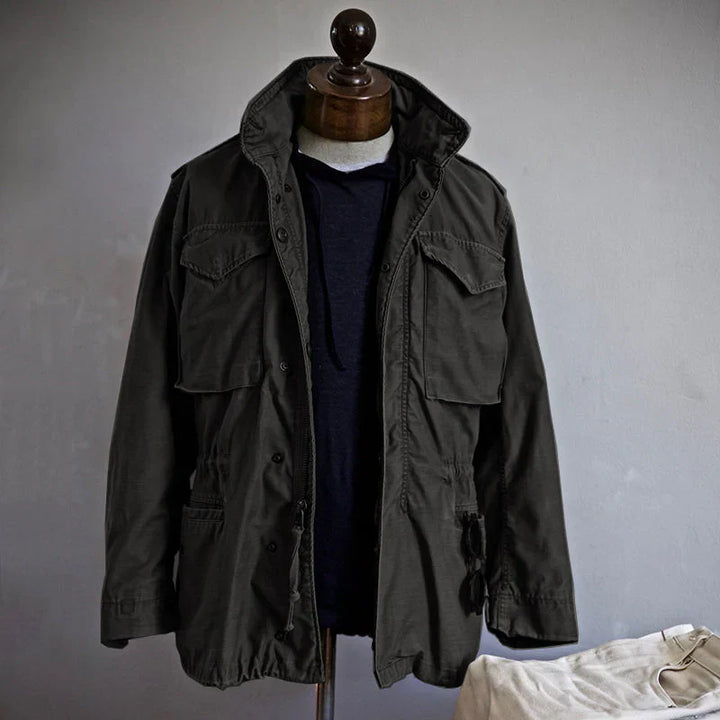 Tyrone Heritage Field Jacket – Men’s Classic Military Style Coat with Timeless Design
