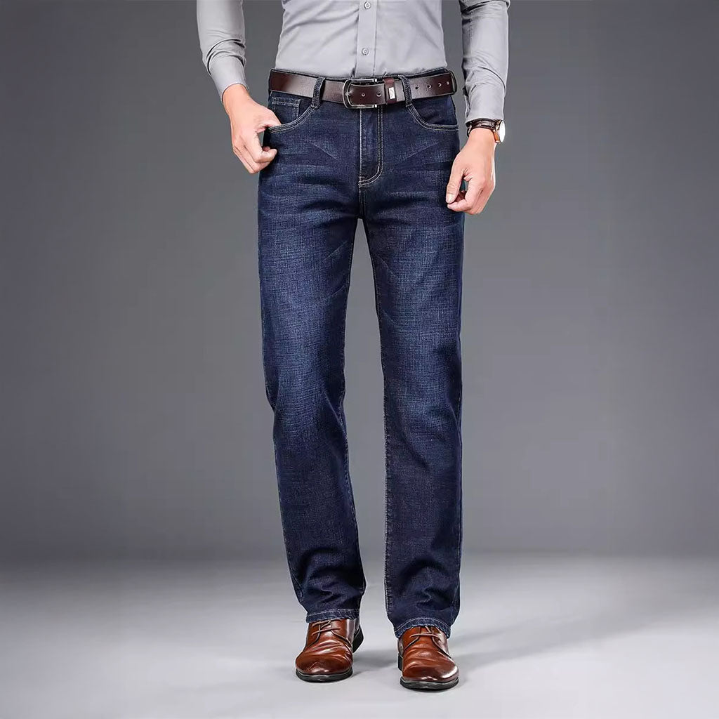Men’s Straight-Leg Jeans – Classic Denim Trousers for Everyday Wear