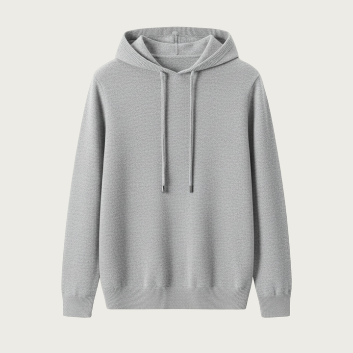 Men’s Cashmere Hoodie – Luxury Soft Knit, Warm Lightweight Comfort