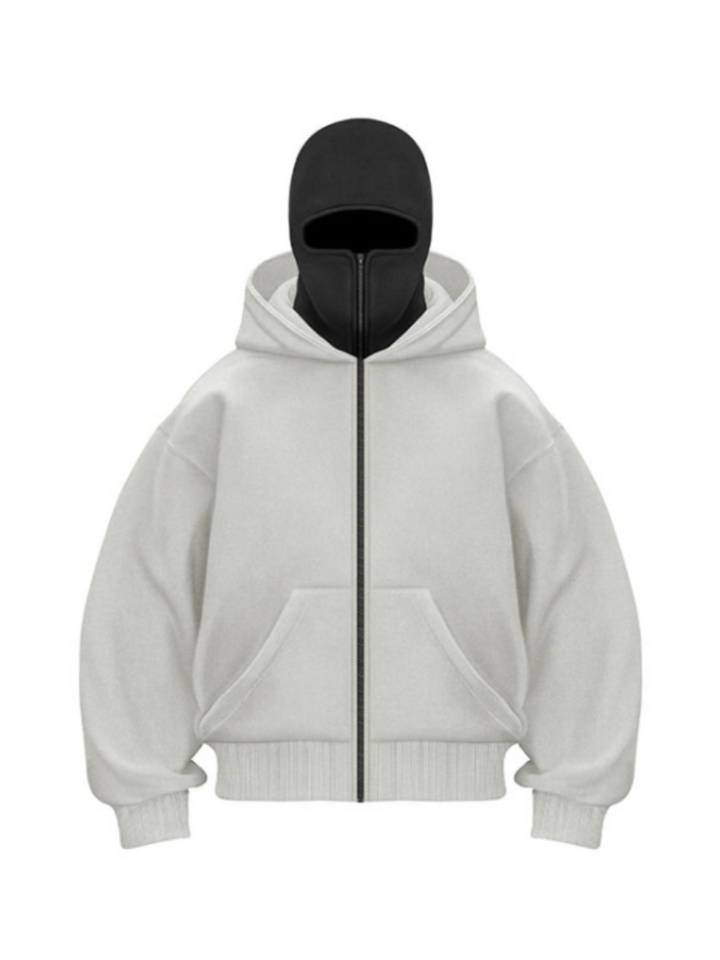 Matthias | Men’s Casual Mask Hoodie – Classic Pullover Hooded Sweatshirt