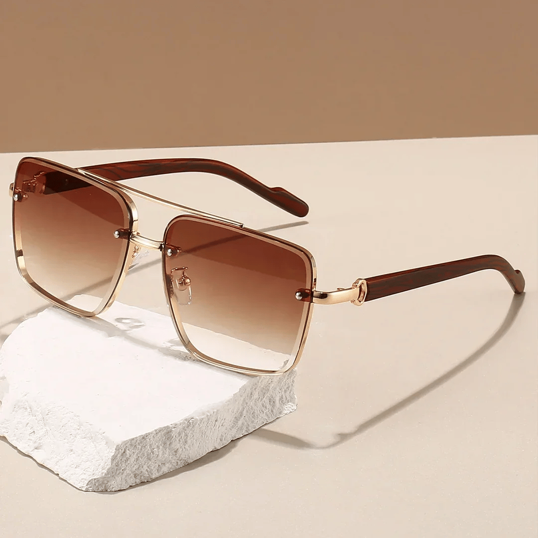 Square Polarized Sunglasses UV Protection Outdoor Eyewear