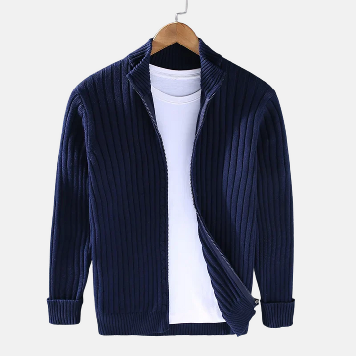 Men’s Wool Zip Cardigan Vest – Chic Style &amp; Everyday Comfort