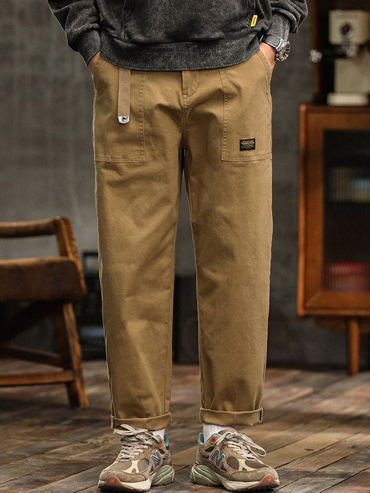 Men’s Casual Cargo Jogger Pants Elastic Waist Relaxed Fit Everyday Trousers