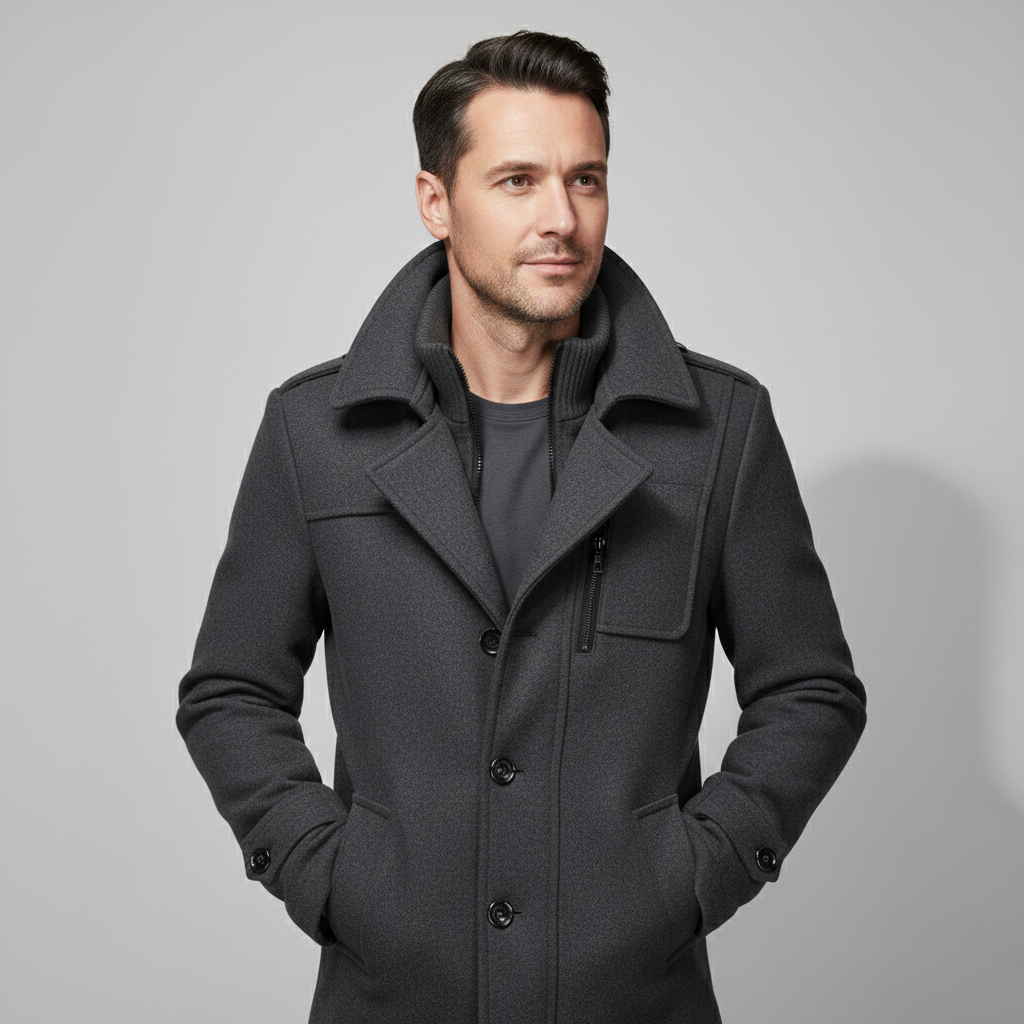Spraykis | Men’s Wool Blend Coat Jacket