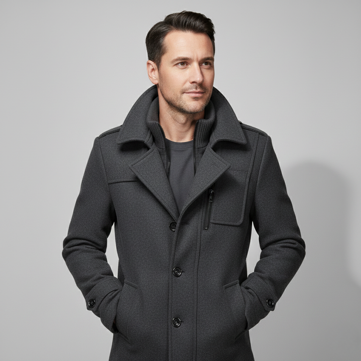 Spraykis | Men’s Wool Blend Coat Jacket