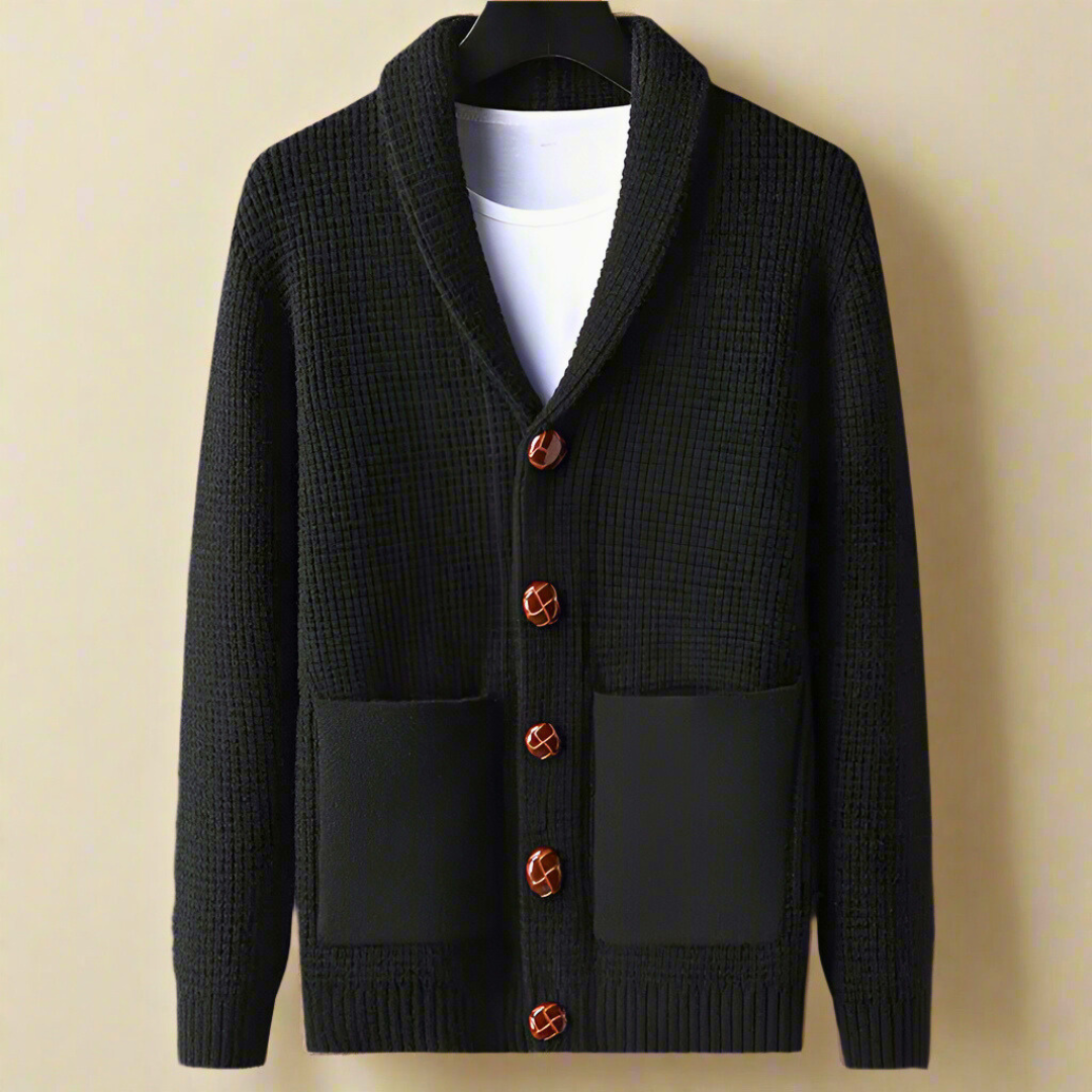 Matthew Vintage Men’s Cardigan – Classic Knitwear with Timeless Retro Design