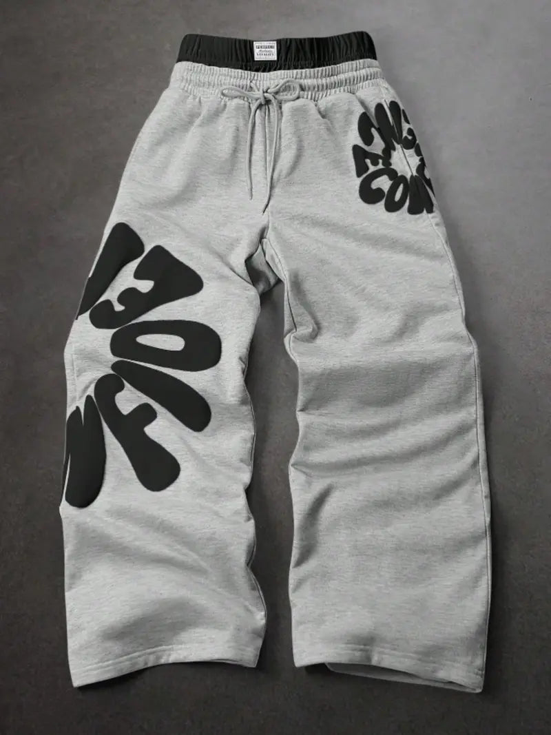Men’s Casual Jogger Pants Loose Fit Drawstring Sweatpants Everyday Wear
