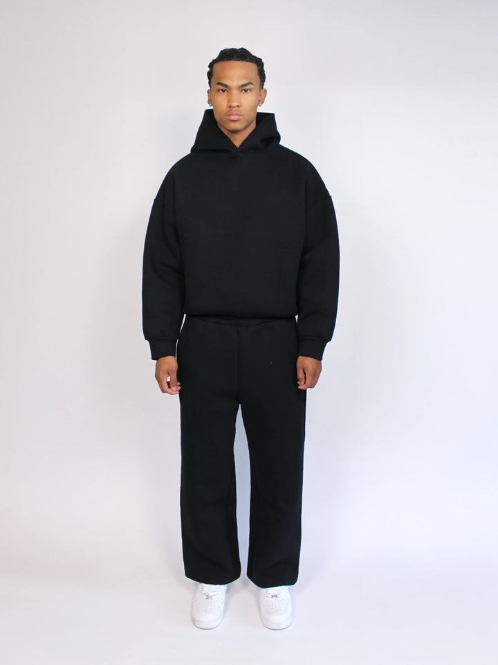 Men’s Hooded Sweatshirt &amp; Pants Set – Two-Piece Casual Design