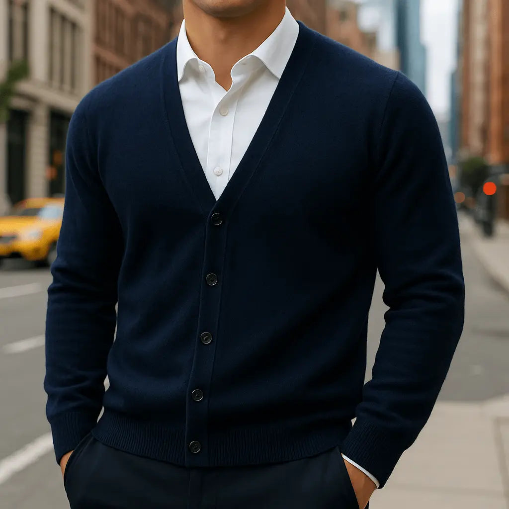 Renard Men Button Cardigan