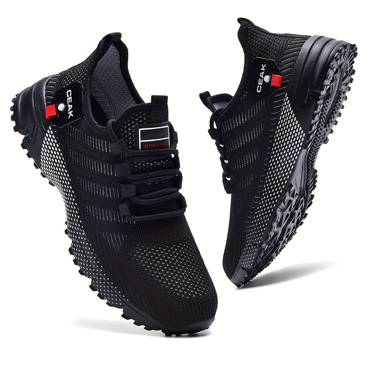 Men’s Athletic Running Shoes Lightweight Slip On Sports Sneakers