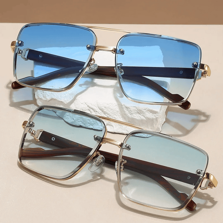 Square Polarized Sunglasses UV Protection Outdoor Eyewear