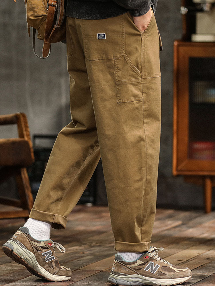 Men’s Casual Cargo Jogger Pants Elastic Waist Relaxed Fit Everyday Trousers